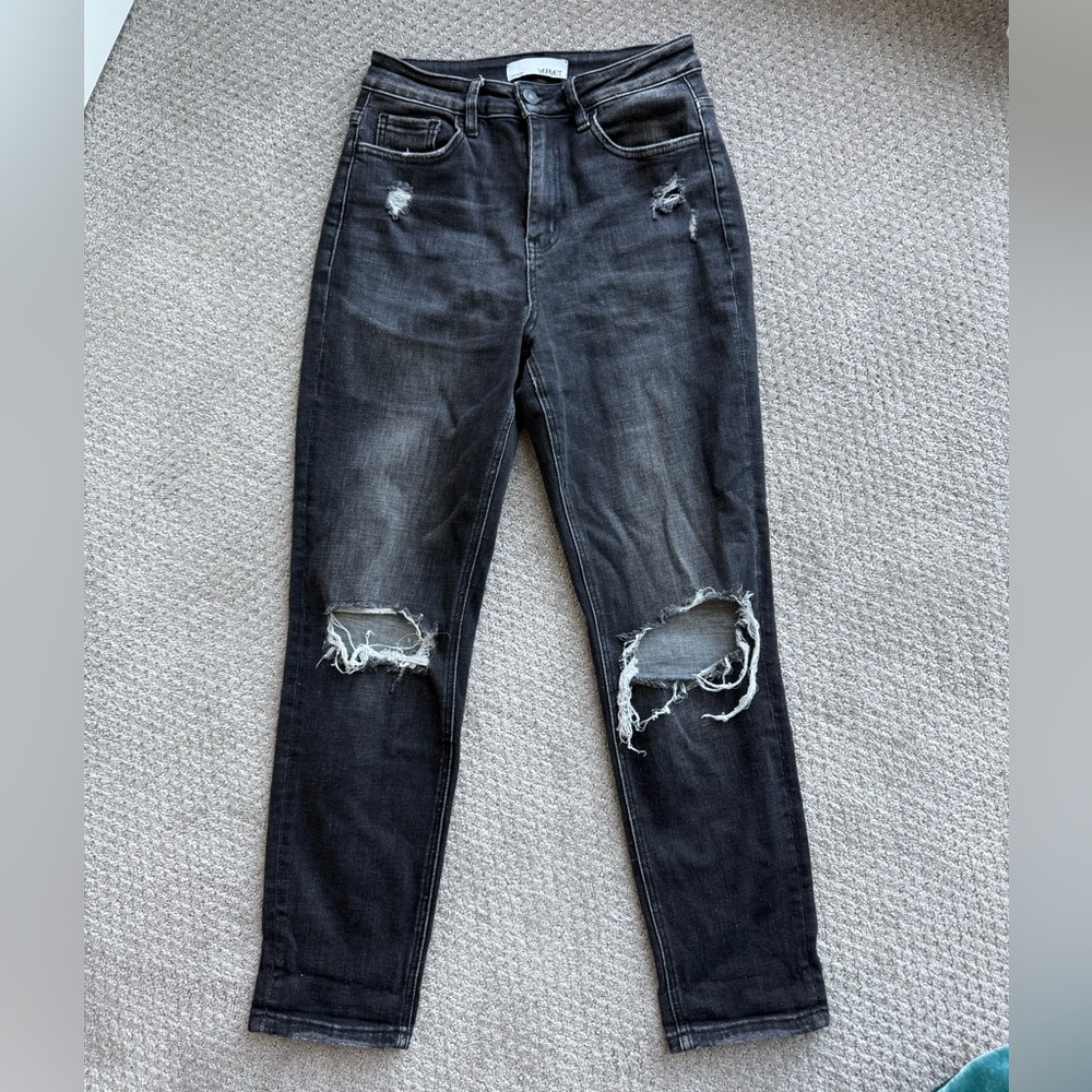 Vervet Black Ankle Jeans